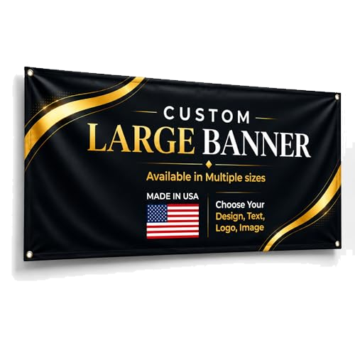 Custom Large Banner by BCB Print - Personalized Hanging Banner with Your Photo