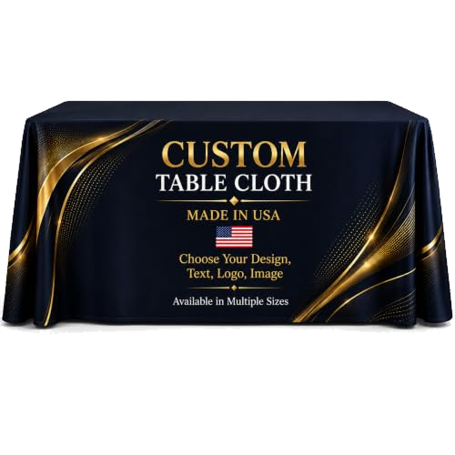 Custom Table Cloth for Table by BCB Print - Personalized Table Sign with Your Photo