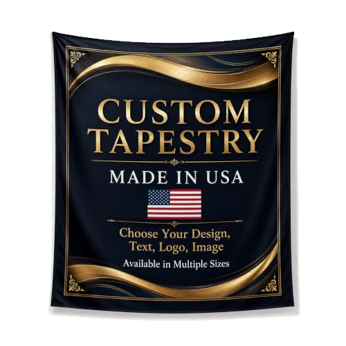 Custom Tapestry by BCB Print - Personalized Wall Hanging Decor with Your Photo